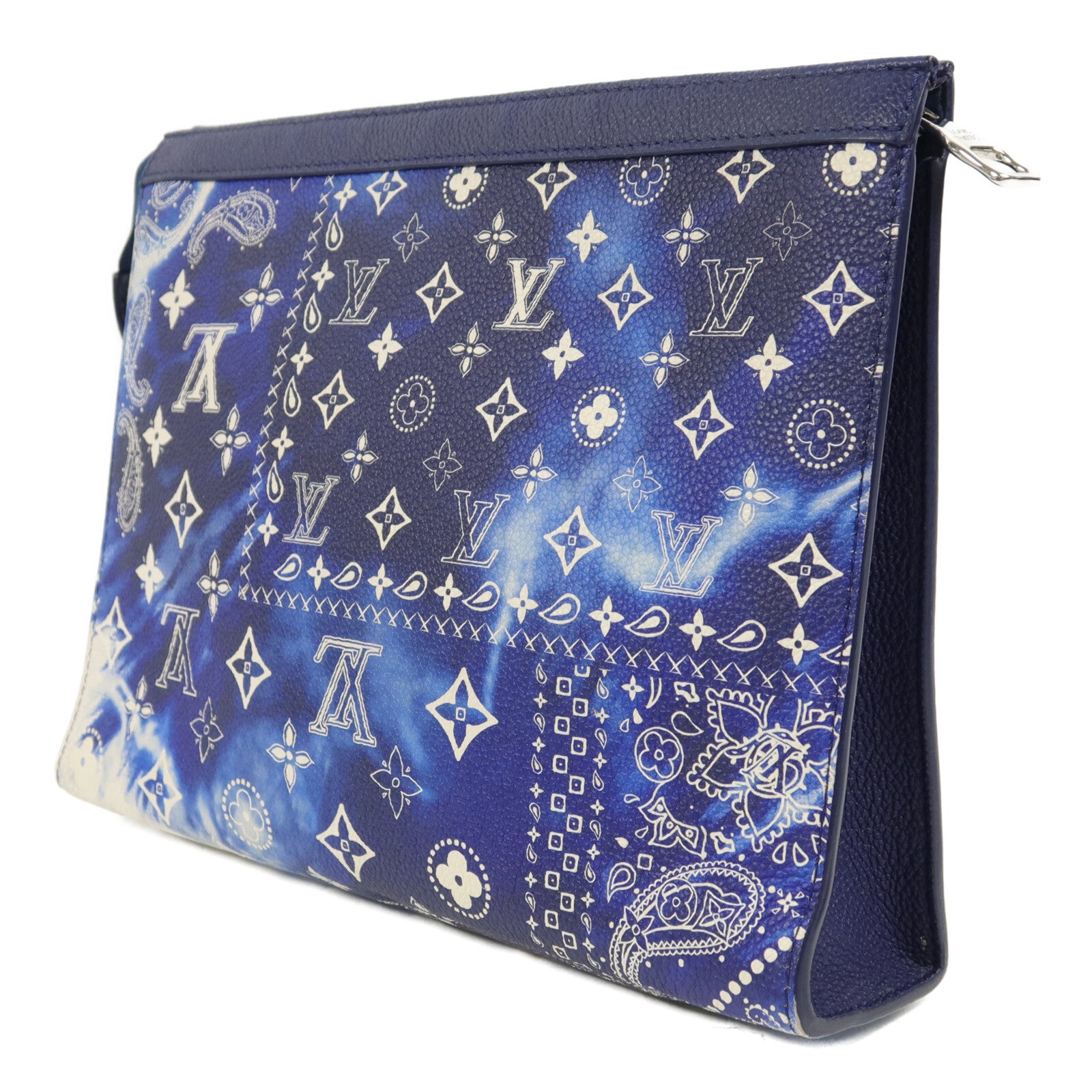LOUIS VUITTON Pochette Voyage M81442 Clutch Calfskin 3