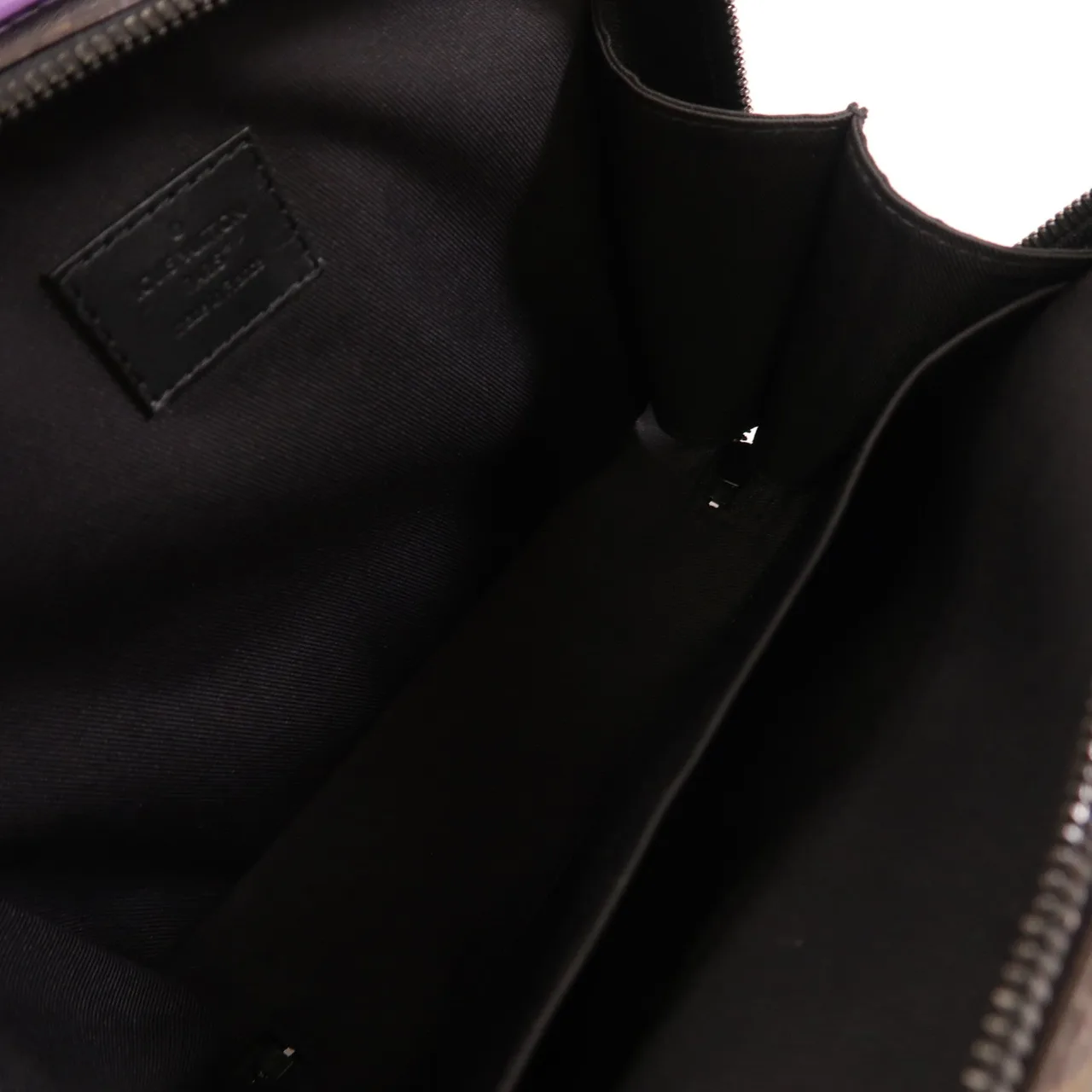 LOUIS VUITTON Soft Trunk M46264 肩背包 塗層帆布 棕色 / 紫色 / Brown/Purple 塗層帆布 中古品A - 縮圖 10