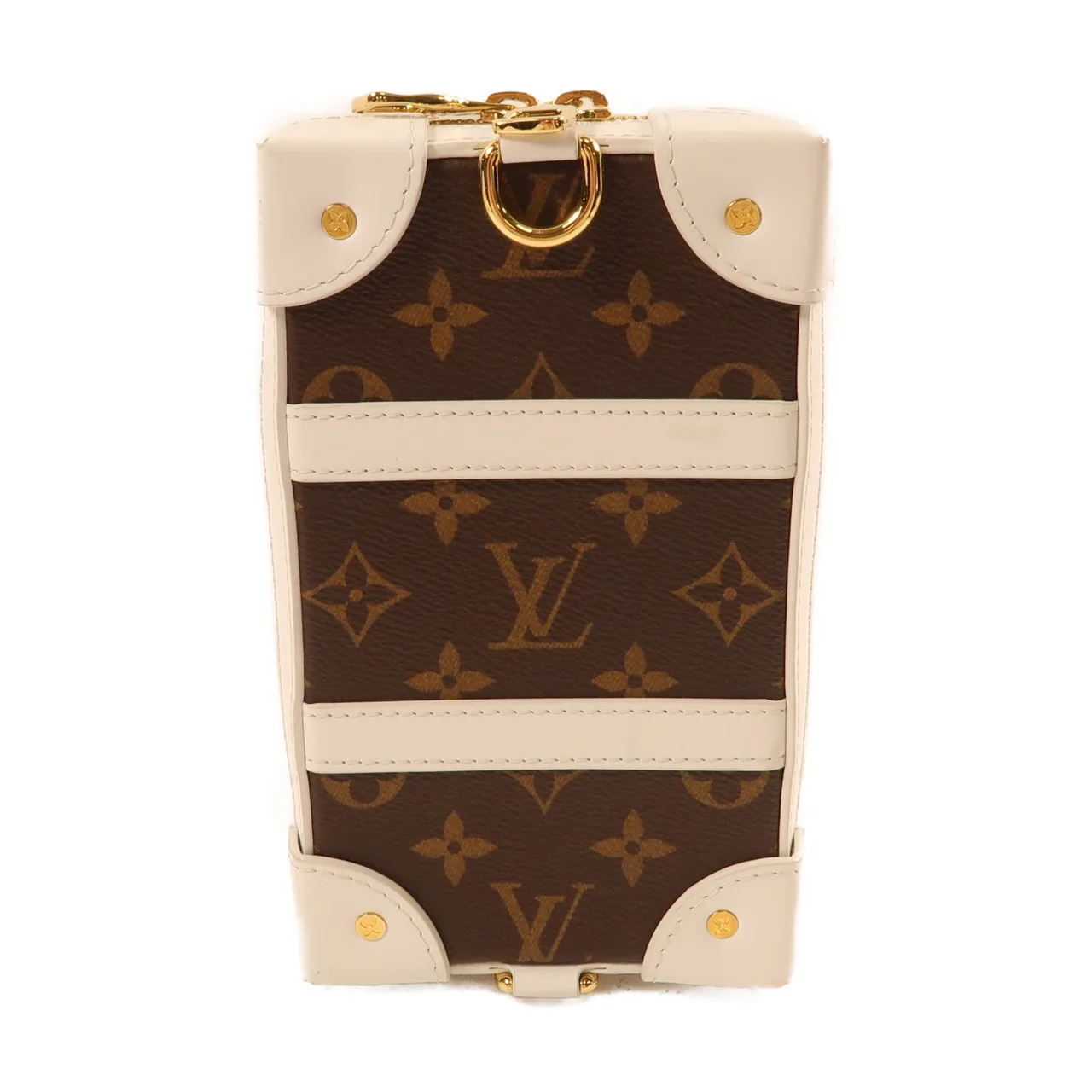 LOUIS VUITTON Soft Trunk M80102 肩背包 塗層帆布 棕色 / 白色 / Brown/White 塗層帆布 中古品B - 縮圖 2