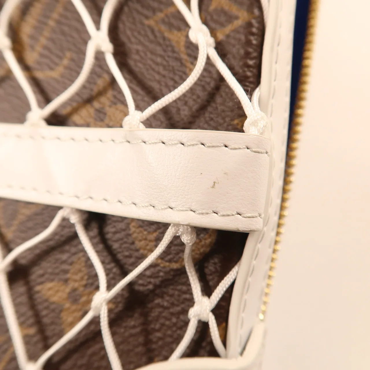 LOUIS VUITTON Soft Trunk M80102 肩背包 塗層帆布 棕色 / 白色 / Brown/White 塗層帆布 中古品B - 縮圖 9