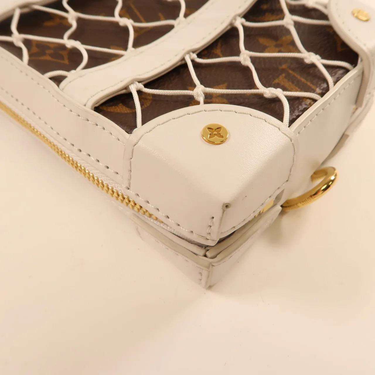 LOUIS VUITTON Soft Trunk M80102 肩背包 塗層帆布 棕色 / 白色 / Brown/White 塗層帆布 中古品B - 縮圖 11