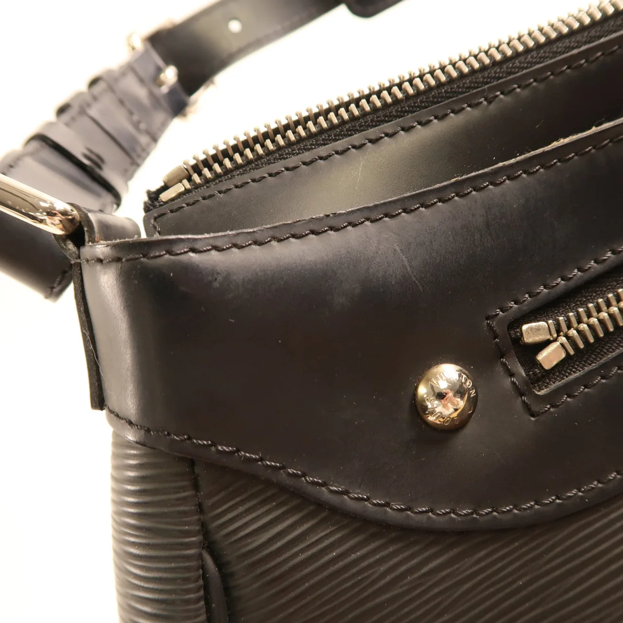 LOUIS VUITTON M59282 肩背包 牛皮 黑色 / Black 牛皮 中古品A - 縮圖 16