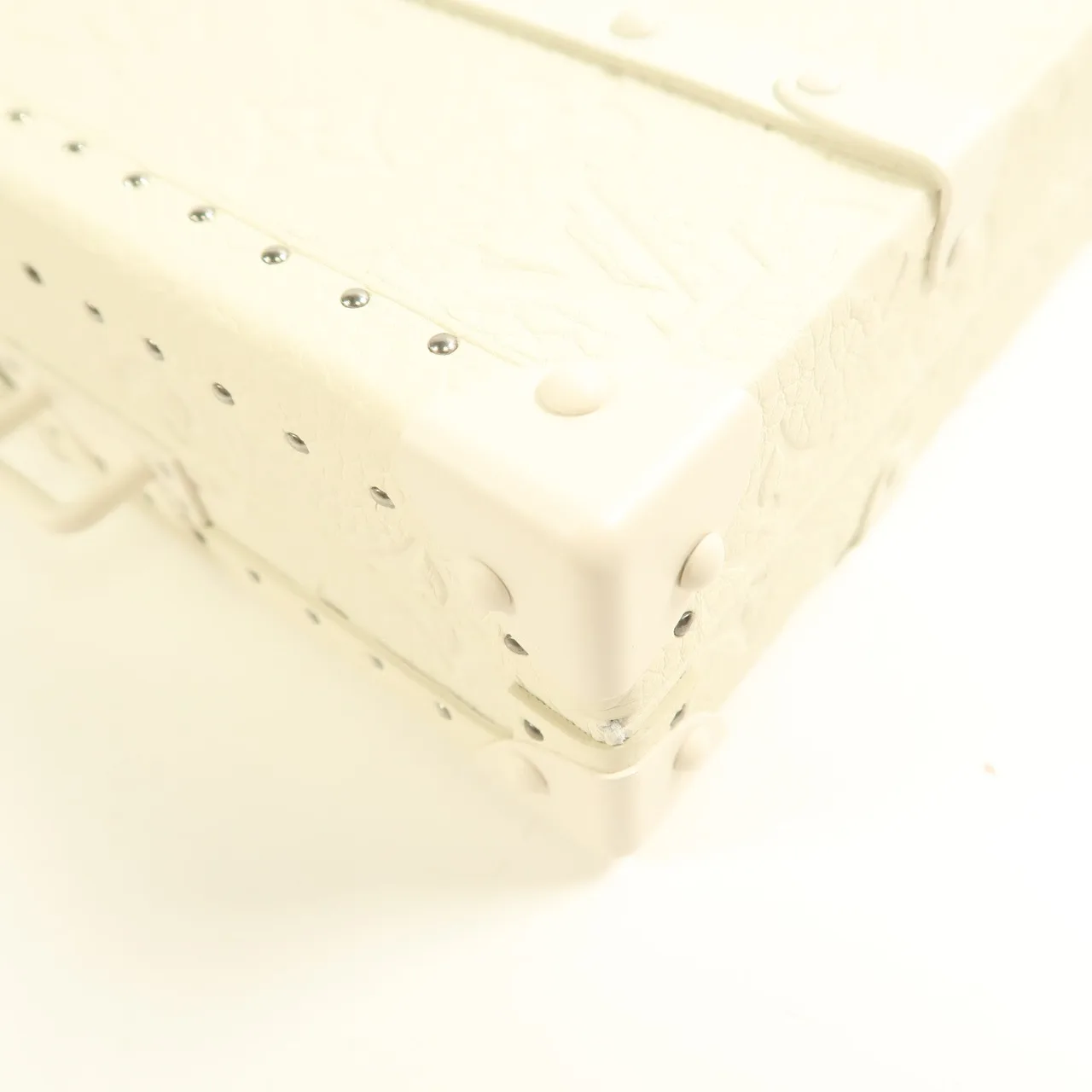 LOUIS VUITTON Trunk M20153 肩背包 塗層帆布 白色 / White 塗層帆布 中古品A - 縮圖 11