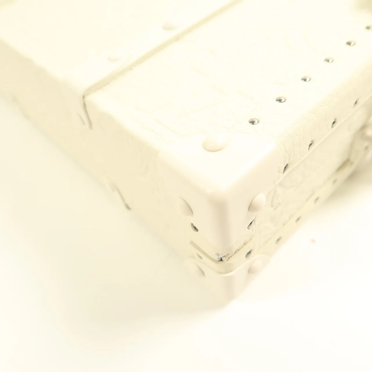 LOUIS VUITTON Trunk M20153 肩背包 塗層帆布 白色 / White 塗層帆布 中古品A - 縮圖 12