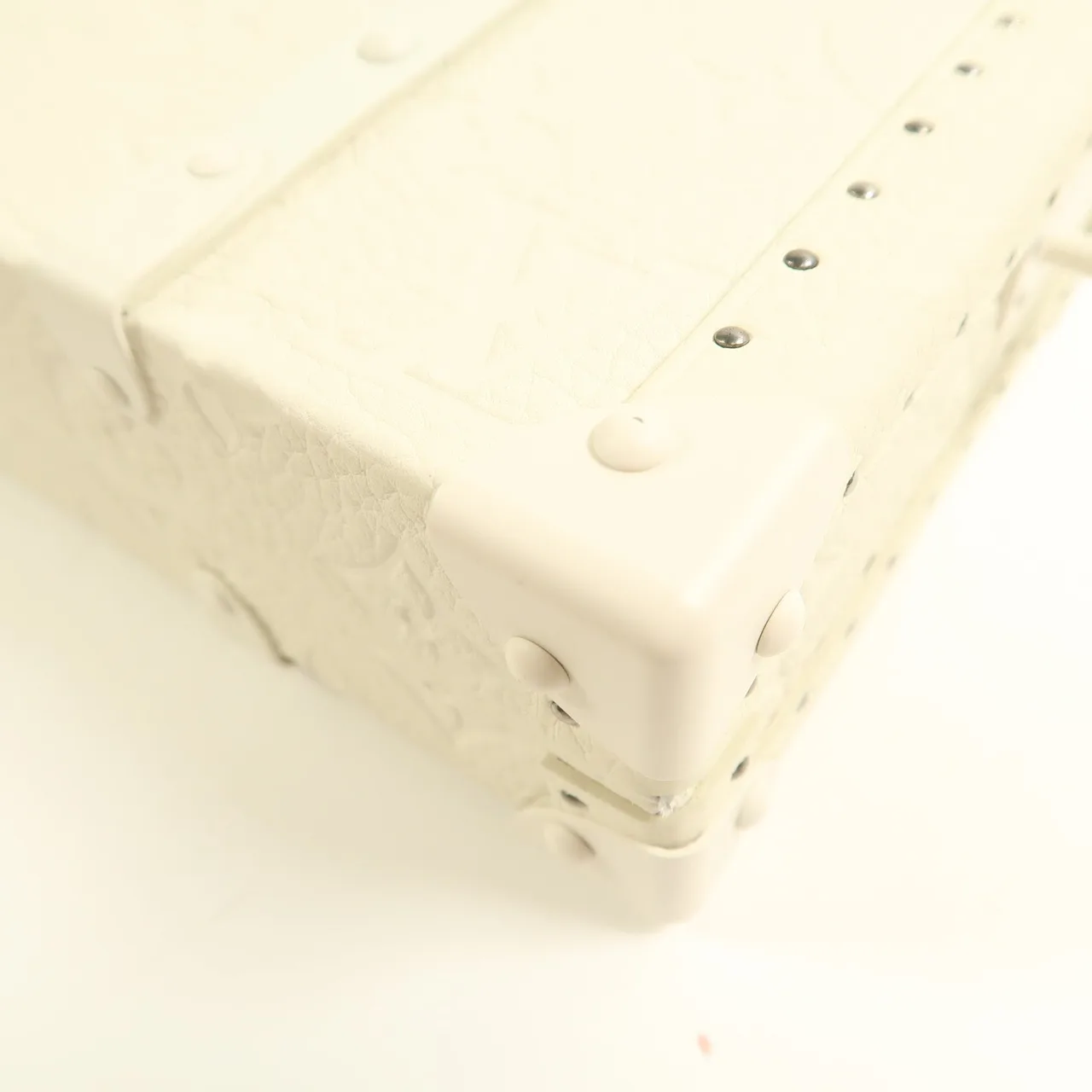 LOUIS VUITTON Trunk M20153 肩背包 塗層帆布 白色 / White 塗層帆布 中古品A - 縮圖 14