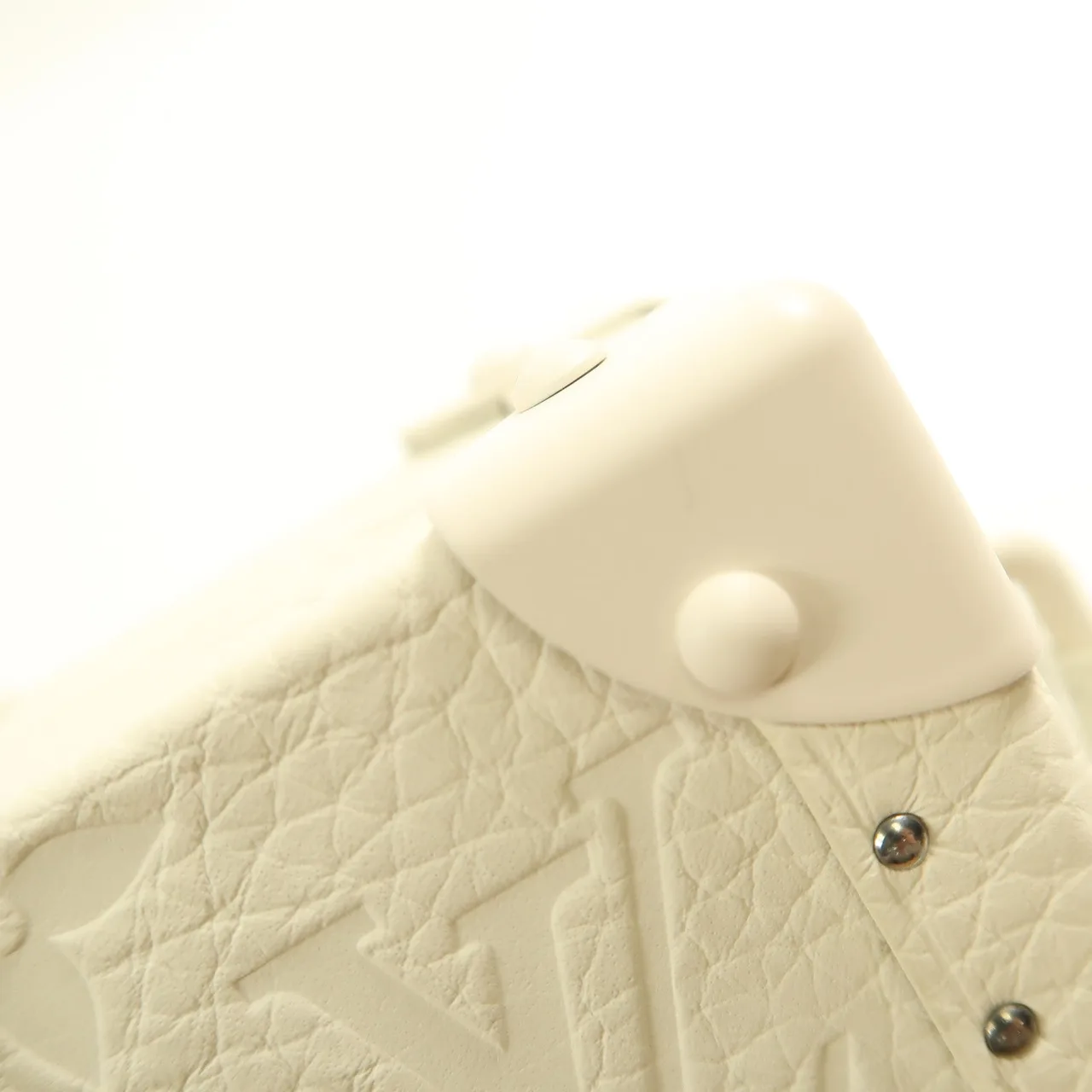 LOUIS VUITTON Trunk M20153 肩背包 塗層帆布 白色 / White 塗層帆布 中古品A - 縮圖 17