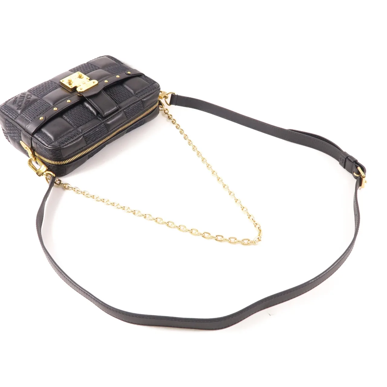 LOUIS VUITTON M59116 肩背包 羊皮 黑色 / Black 羊皮 中古品A - 縮圖 6