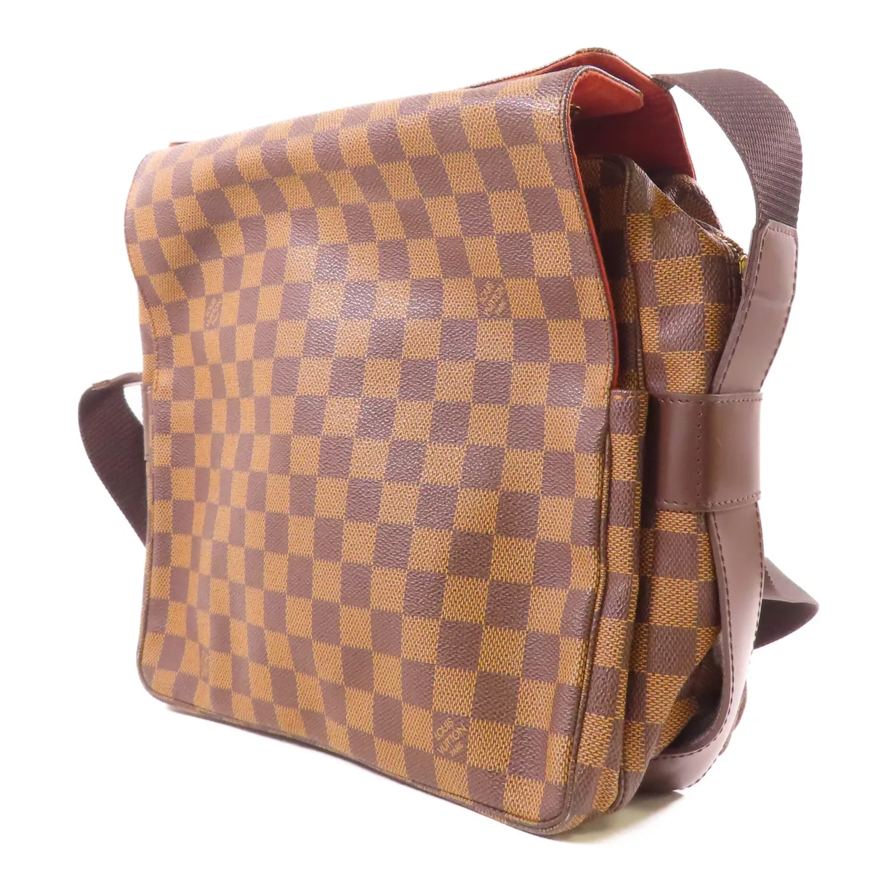 LOUIS VUITTON Naviglio N45255 肩背包 塗層帆布 棕色 塗層帆布 中古品B - 縮圖 3