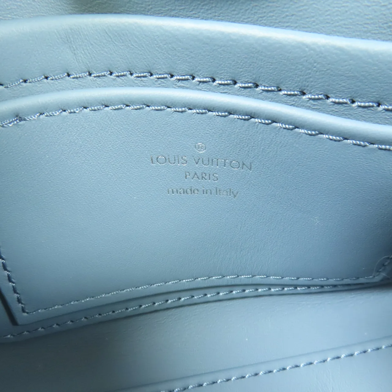 LOUIS VUITTON M12434 兩用包 牛皮 藍色 / Blue 牛皮 中古品A - 縮圖 15