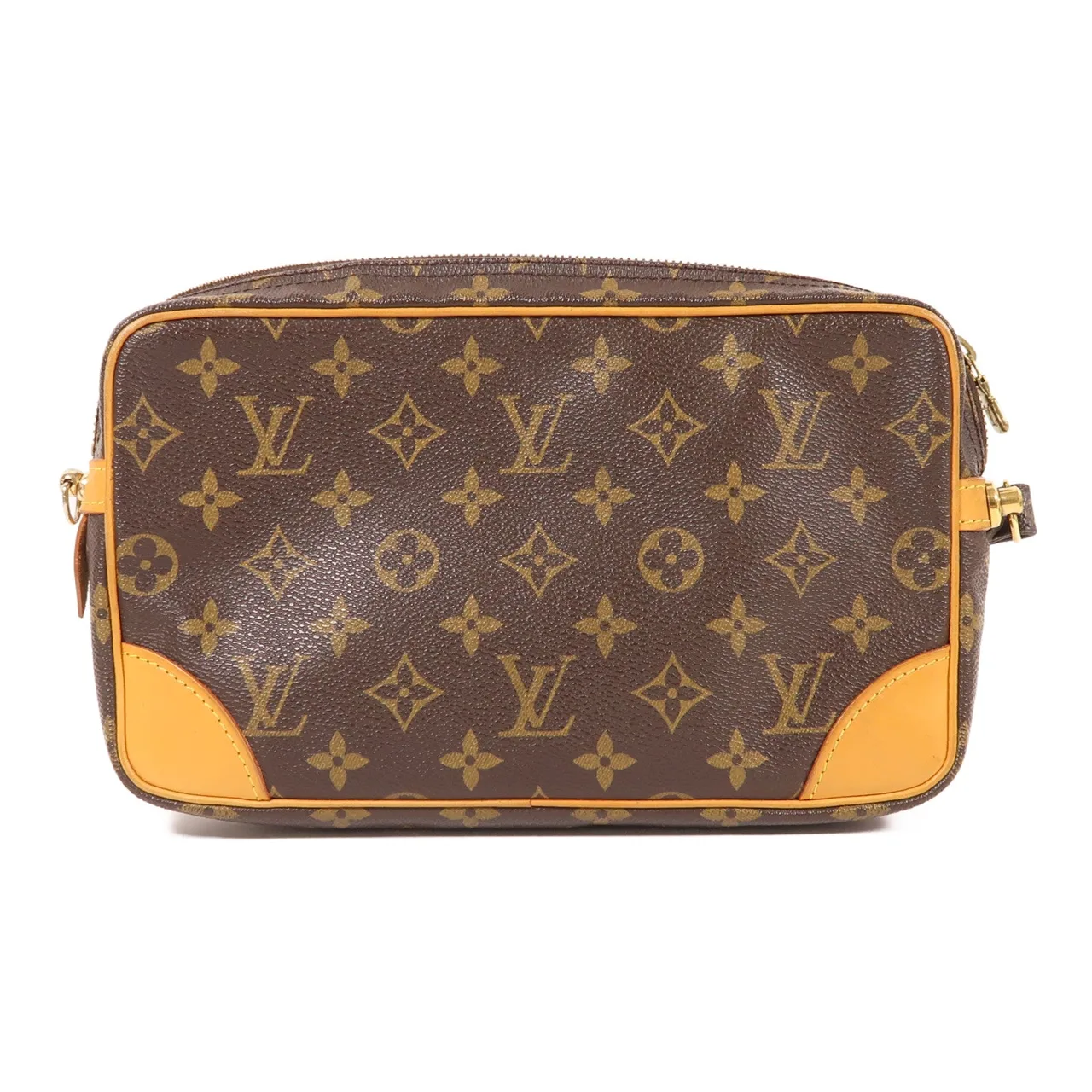 LOUIS VUITTON M51825 手拿包 塗層帆布 棕色 / Brown 塗層帆布 中古品B - 縮圖 2