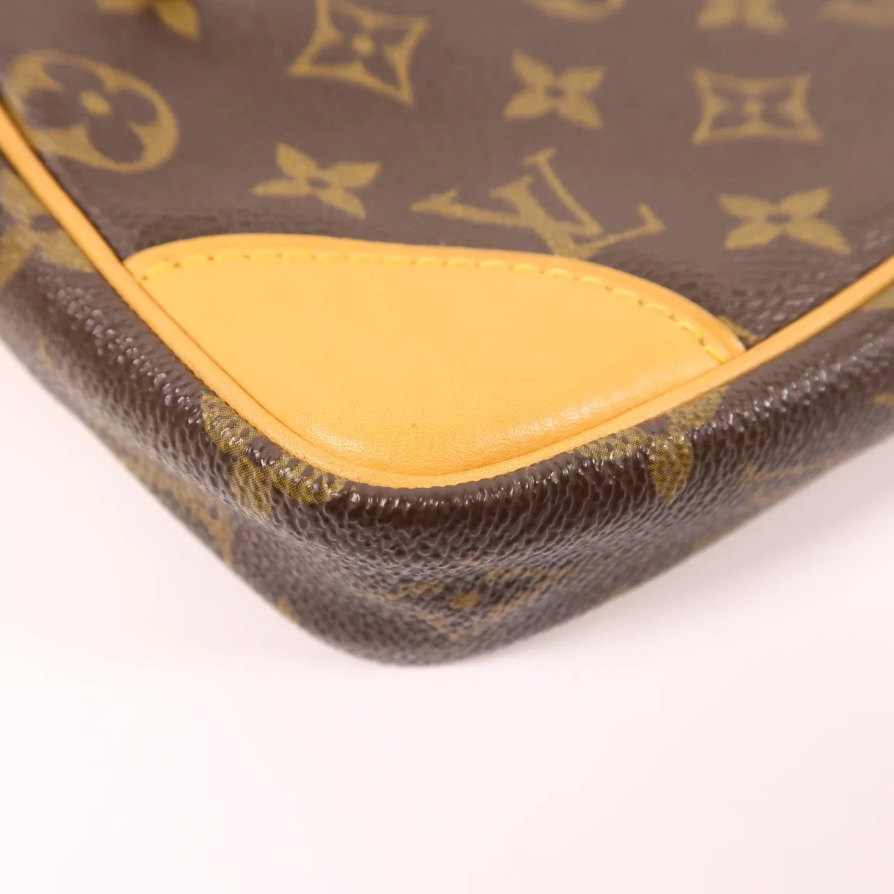 LOUIS VUITTON M51825 手拿包 塗層帆布 棕色 / Brown 塗層帆布 中古品B - 縮圖 10