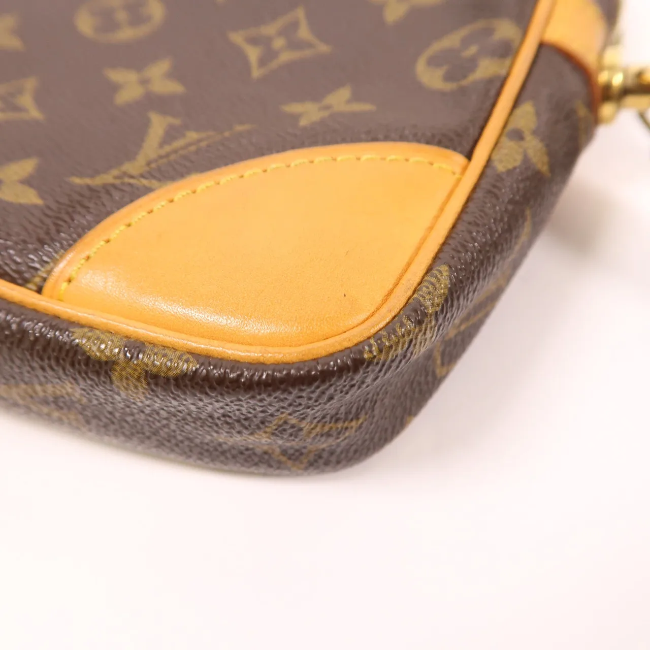 LOUIS VUITTON M51825 手拿包 塗層帆布 棕色 / Brown 塗層帆布 中古品B - 縮圖 11