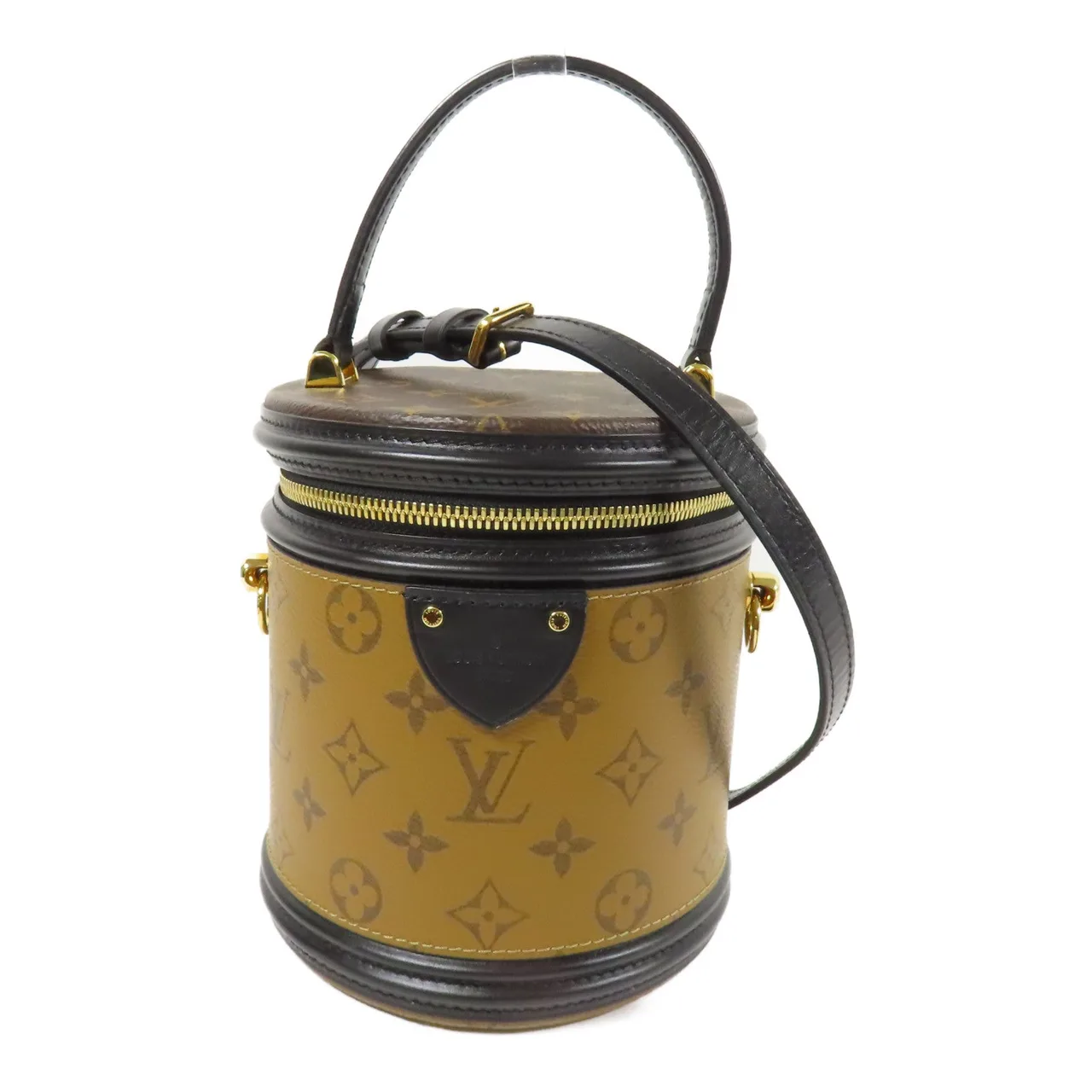 LOUIS VUITTON Cannes M43986 2-Way Bag Coated Canvas 棕色