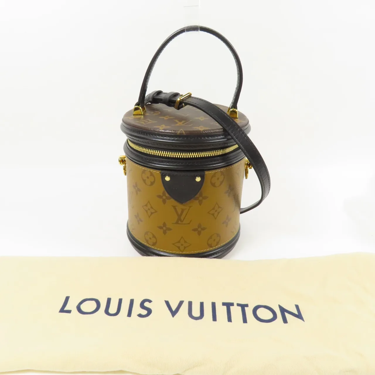 LOUIS VUITTON Cannes M43986 兩用包 塗層帆布 棕色 塗層帆布 中古品A - 縮圖 8