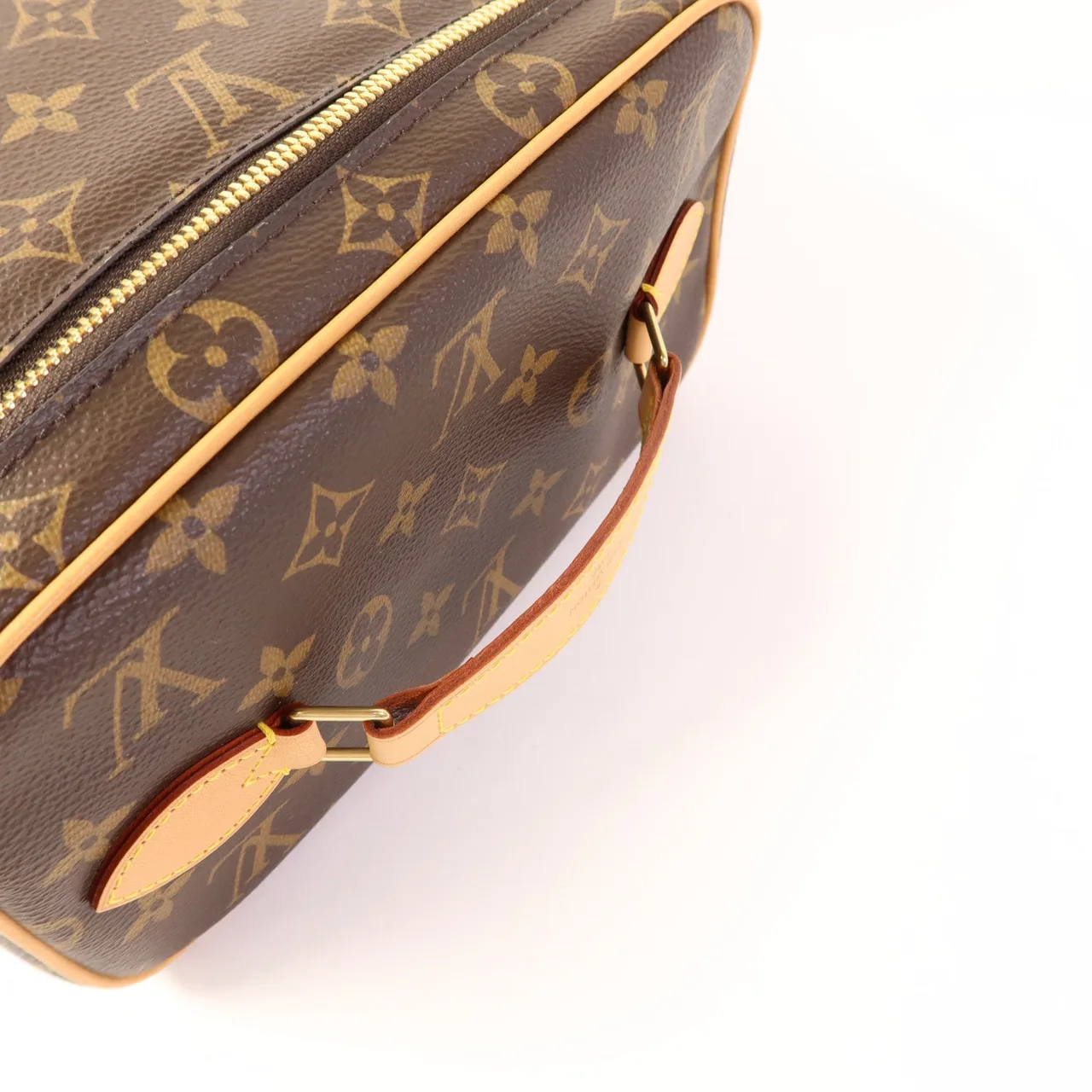LOUIS VUITTON Nice M42265 手提包 塗層帆布 棕色 塗層帆布 中古品A - 縮圖 5
