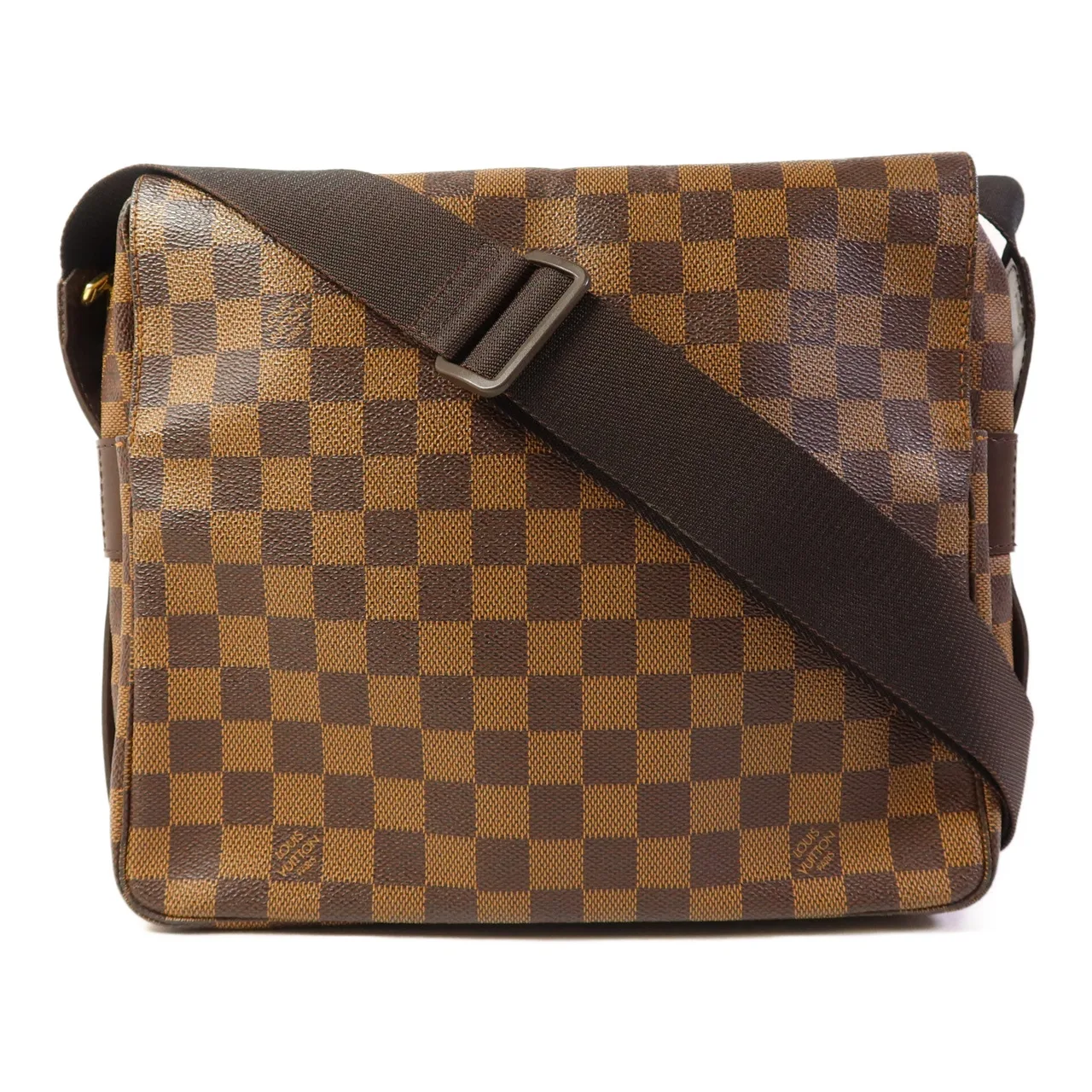LOUIS VUITTON Naviglio N45255 肩背包 塗層帆布 棕色 / Brown