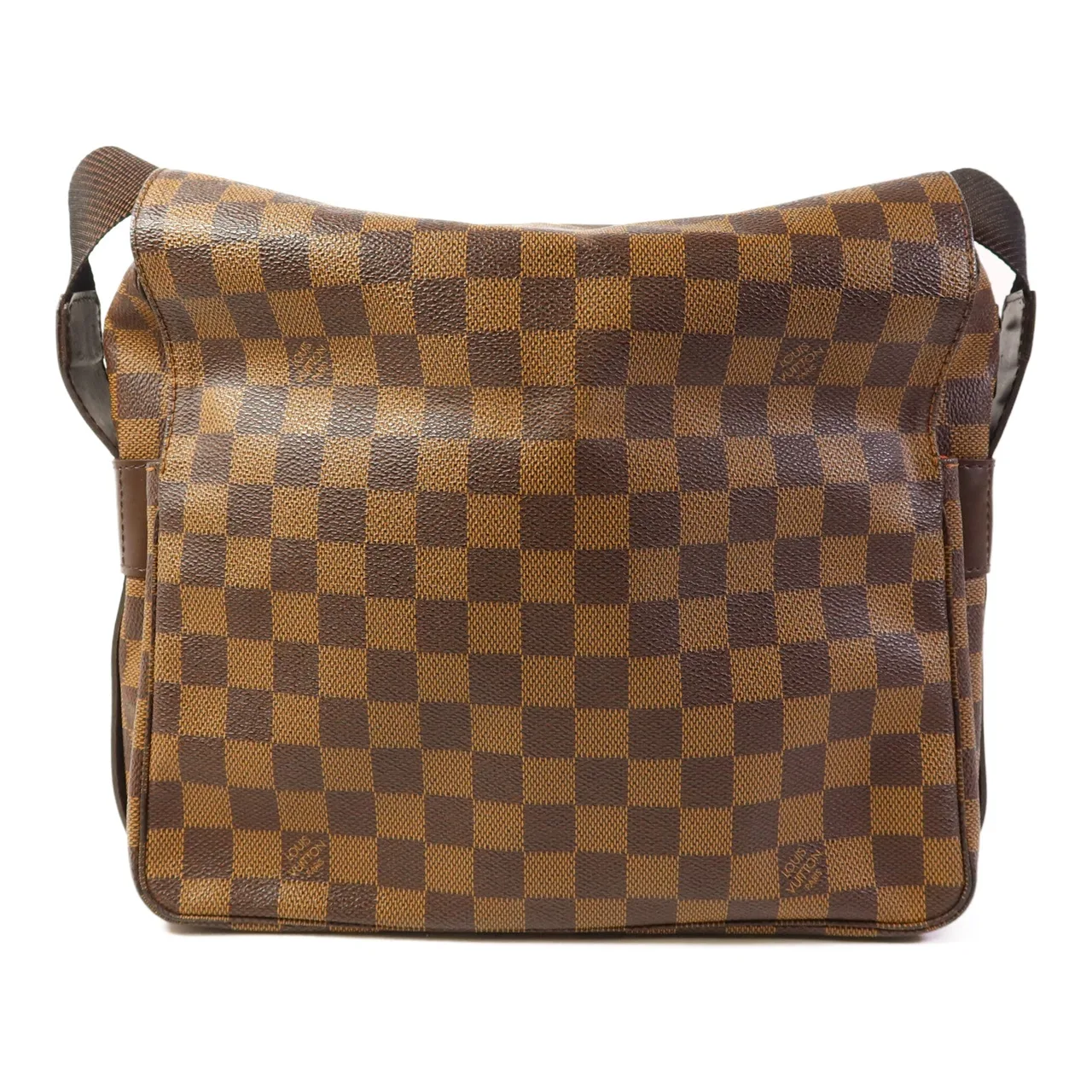 LOUIS VUITTON Naviglio N45255 肩背包 塗層帆布 棕色 / Brown 塗層帆布 中古品A - 縮圖 3