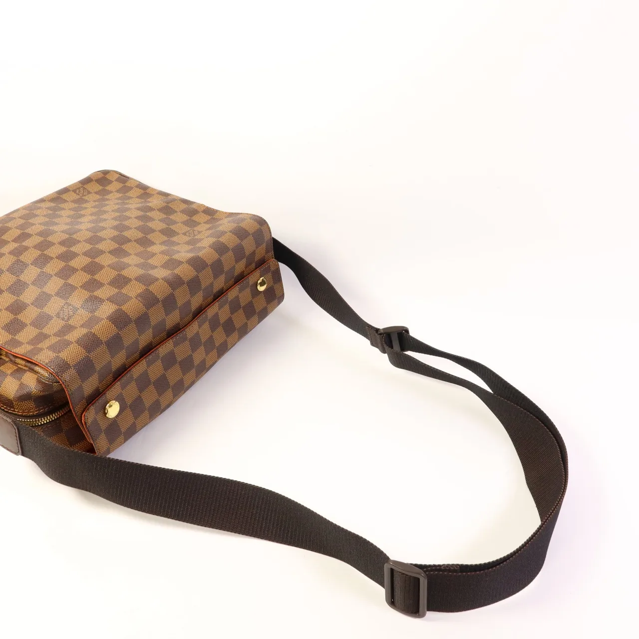 LOUIS VUITTON Naviglio N45255 肩背包 塗層帆布 棕色 / Brown 塗層帆布 中古品A - 縮圖 8