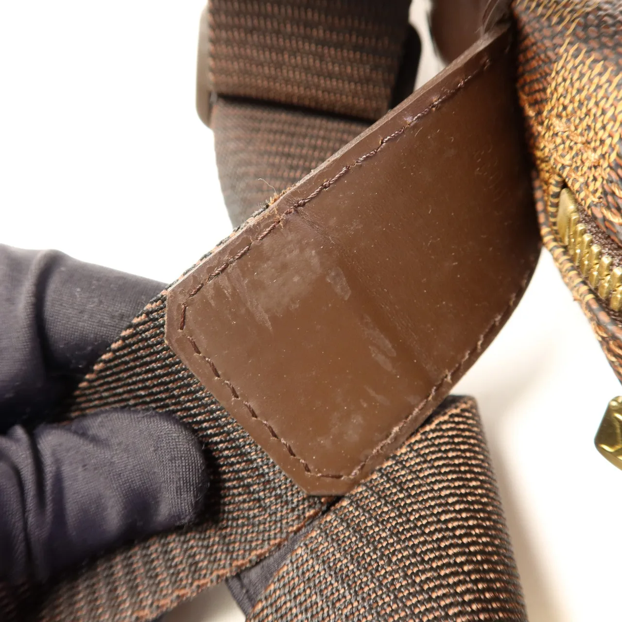 LOUIS VUITTON Naviglio N45255 肩背包 塗層帆布 棕色 / Brown 塗層帆布 中古品A - 縮圖 16