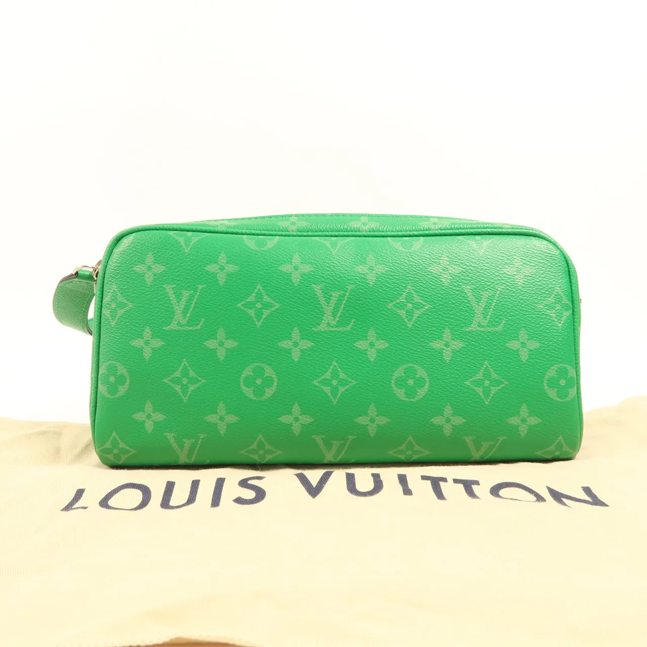 LOUIS VUITTON M31013 手拿包 塗層帆布 綠色 / Green 塗層帆布 中古品A - 縮圖 13