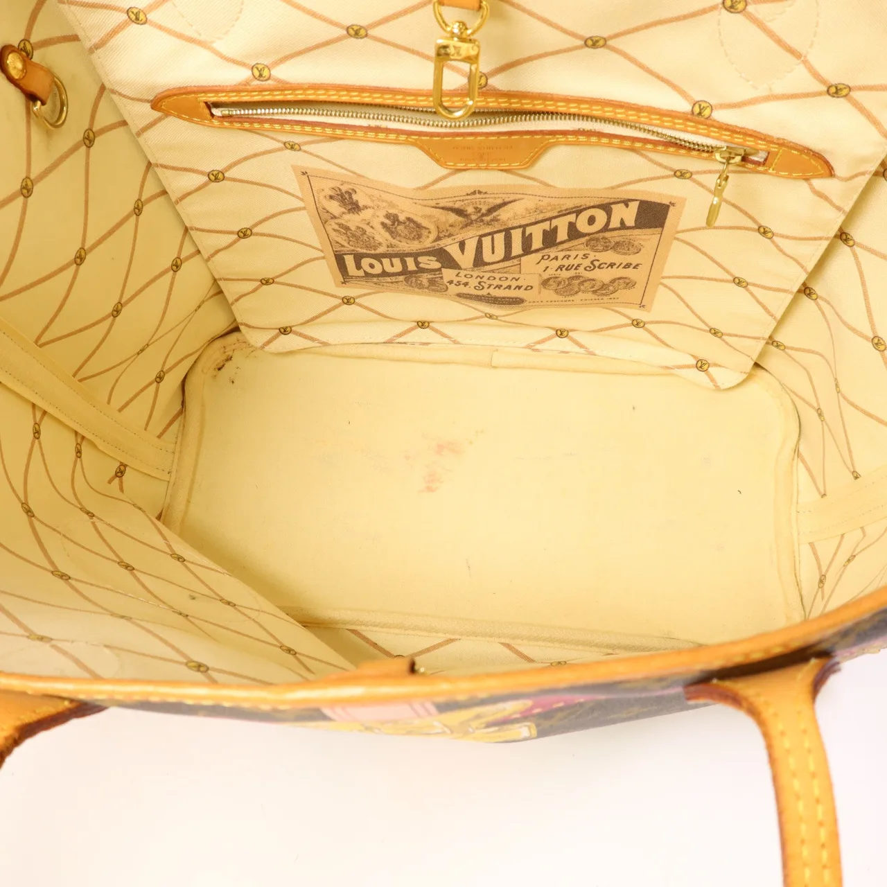 LOUIS VUITTON Neverfull M41390 托特包 塗層帆布 棕色 塗層帆布 中古品B - 縮圖 6