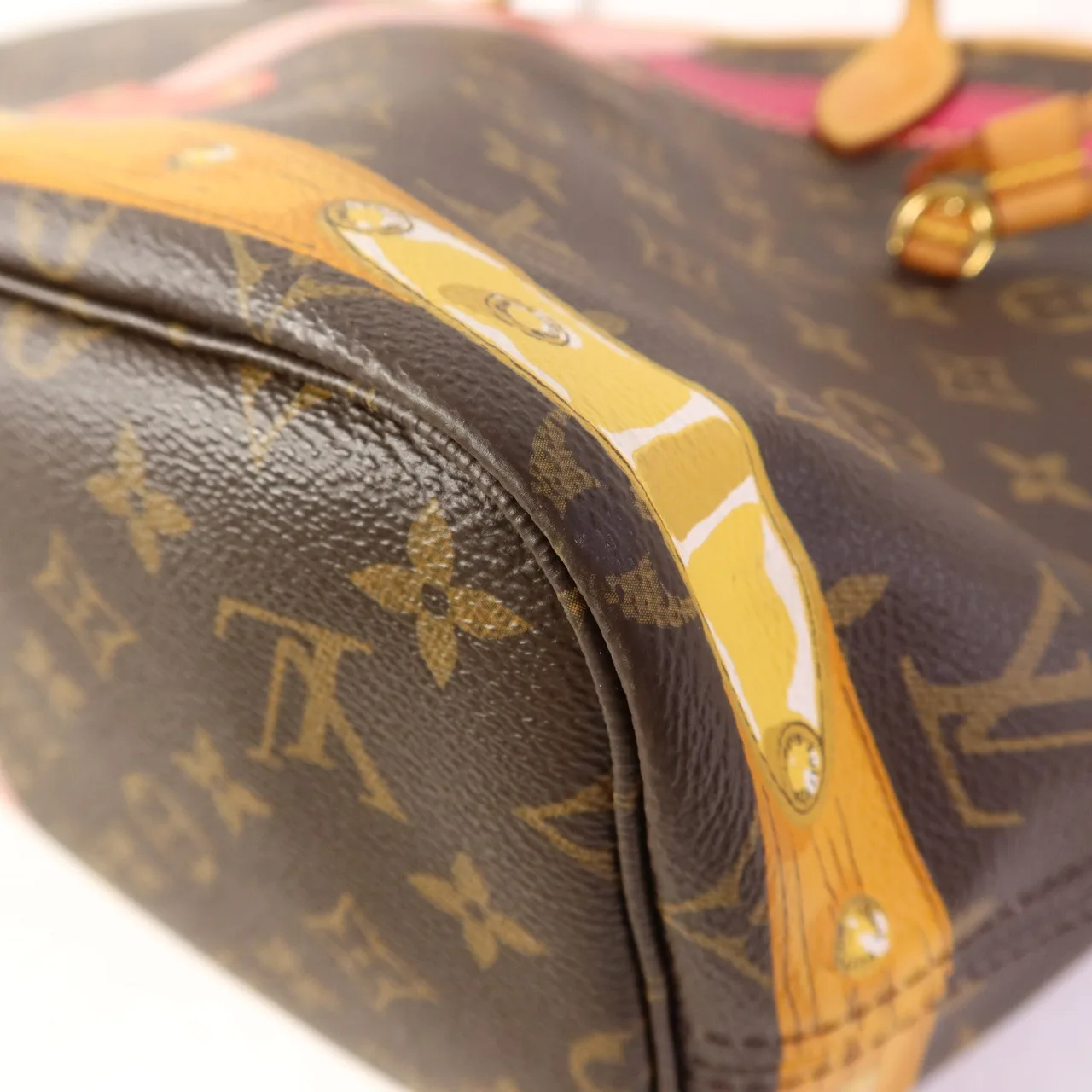 LOUIS VUITTON Neverfull M41390 托特包 塗層帆布 棕色 塗層帆布 中古品B - 縮圖 13
