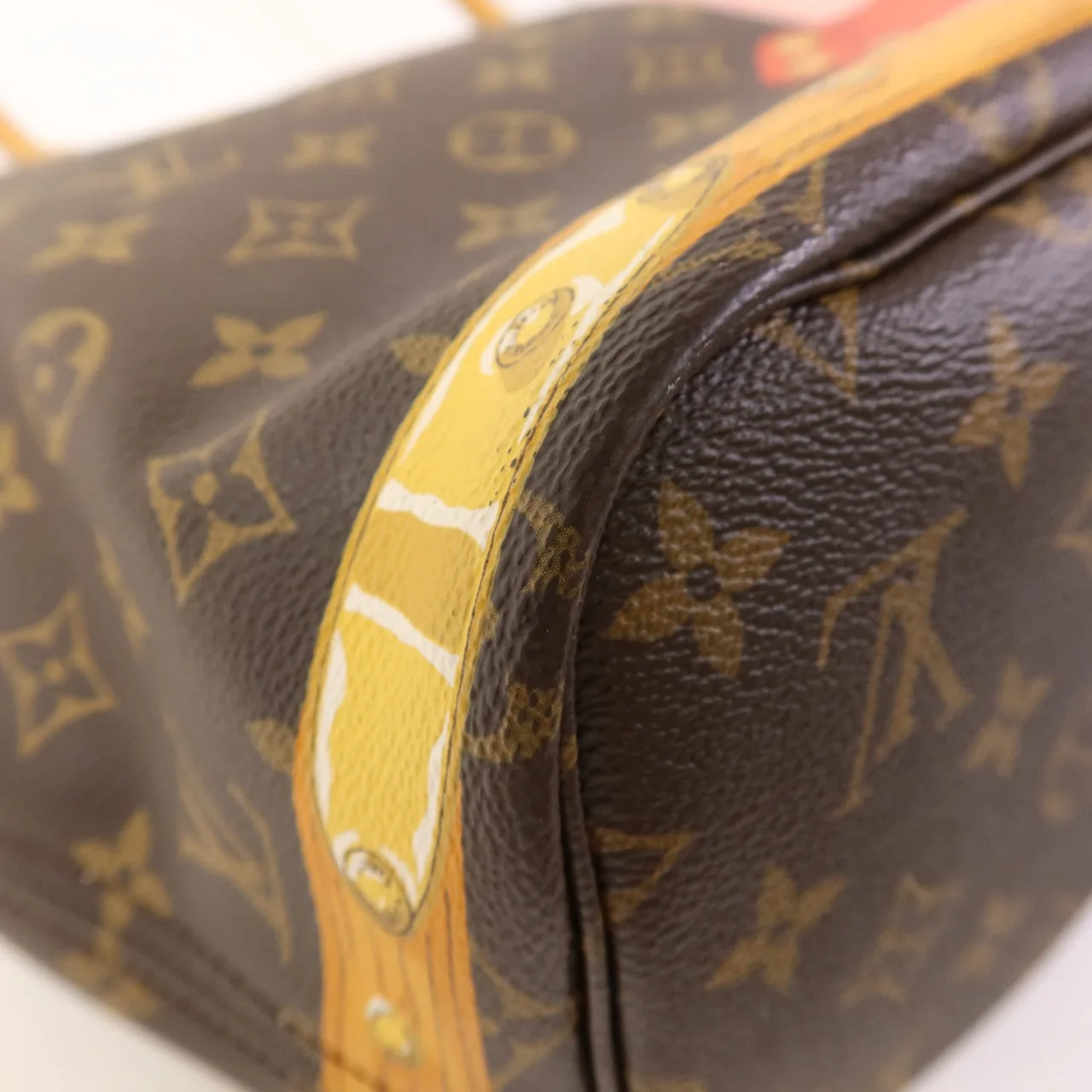 LOUIS VUITTON Neverfull M41390 托特包 塗層帆布 棕色 塗層帆布 中古品B - 縮圖 14