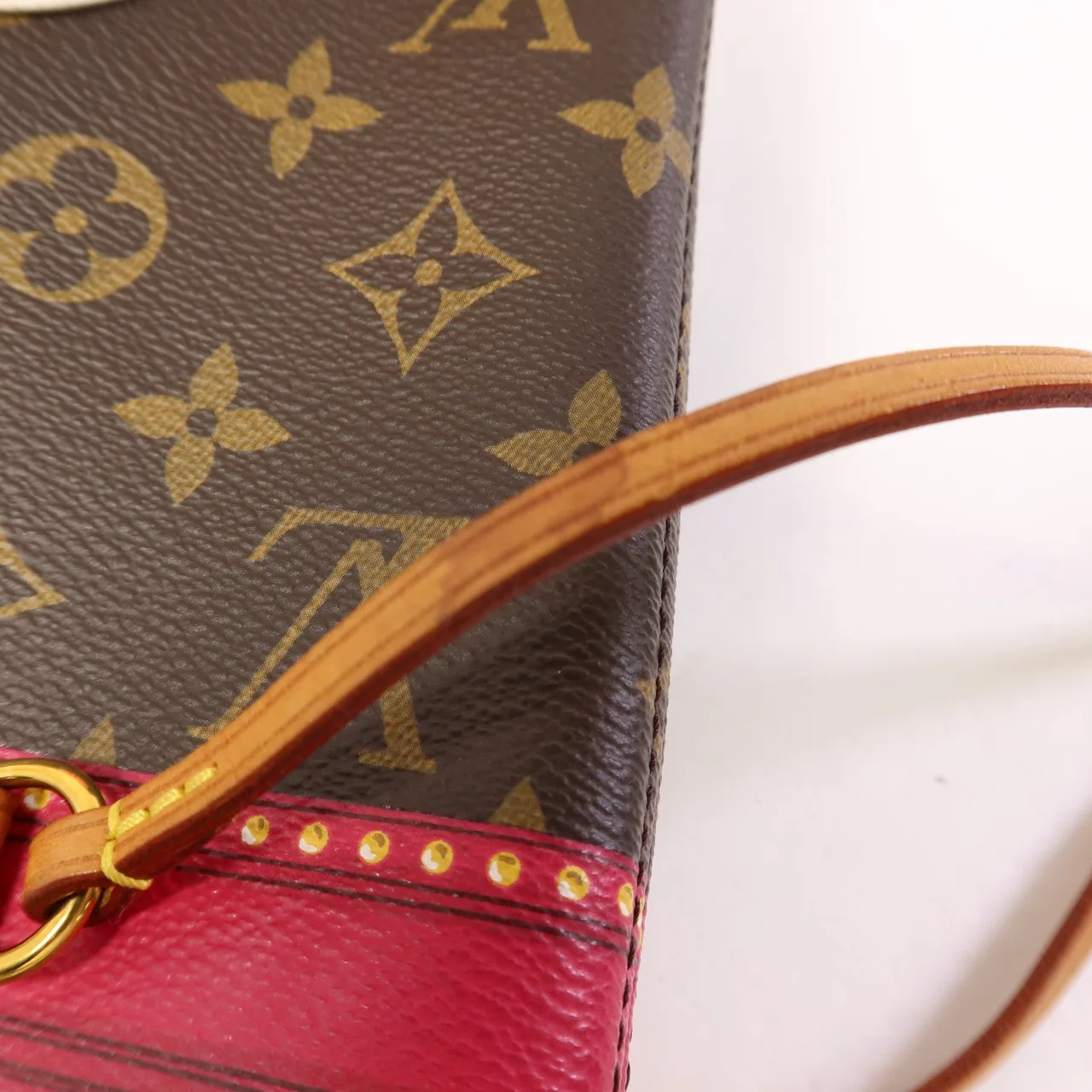 LOUIS VUITTON Neverfull M41390 托特包 塗層帆布 棕色 塗層帆布 中古品B - 縮圖 17
