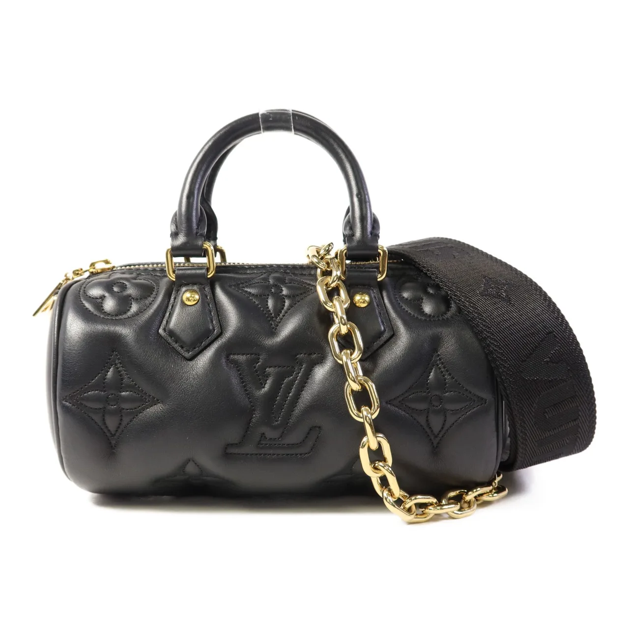 LOUIS VUITTON Papillon M59800 兩用包 牛皮 黑色 / Black