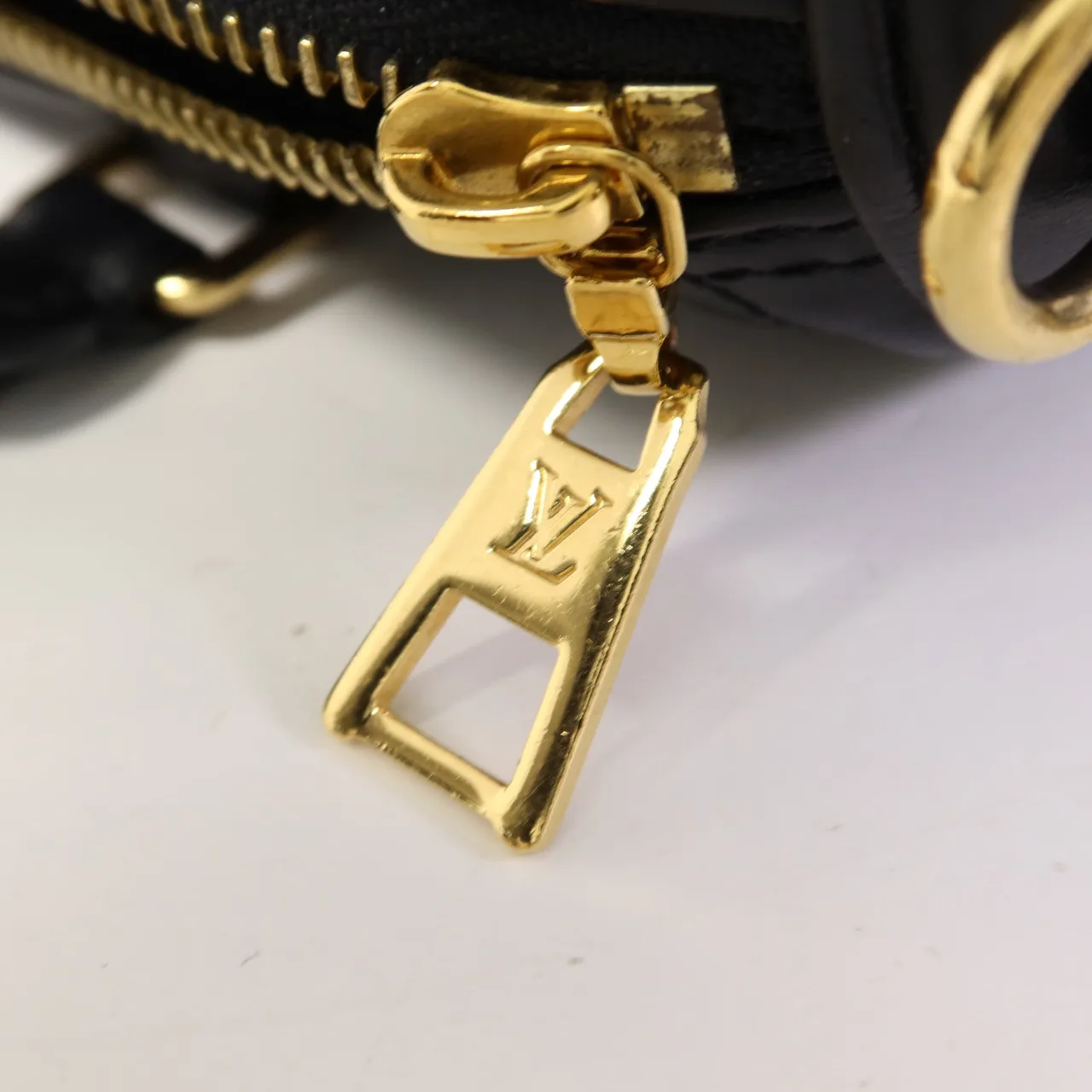 LOUIS VUITTON Papillon M59800 兩用包 牛皮 黑色 / Black 牛皮 中古品B - 縮圖 8