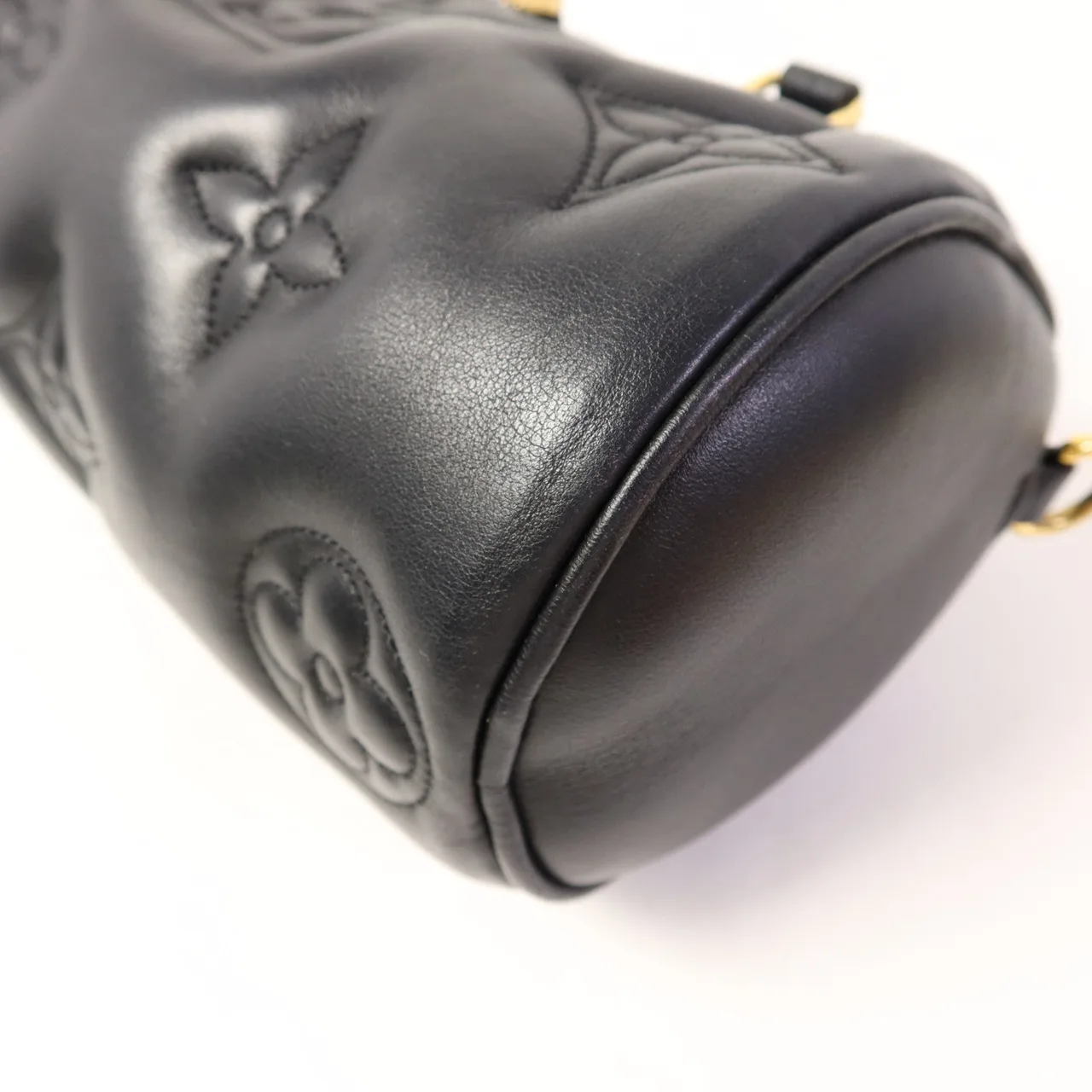 LOUIS VUITTON Papillon M59800 兩用包 牛皮 黑色 / Black 牛皮 中古品B - 縮圖 11