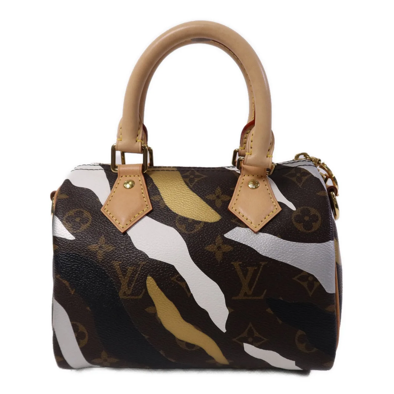 LOUIS VUITTON Speedy M45202 兩用包 塗層帆布 棕色 塗層帆布 中古品A - 縮圖 2