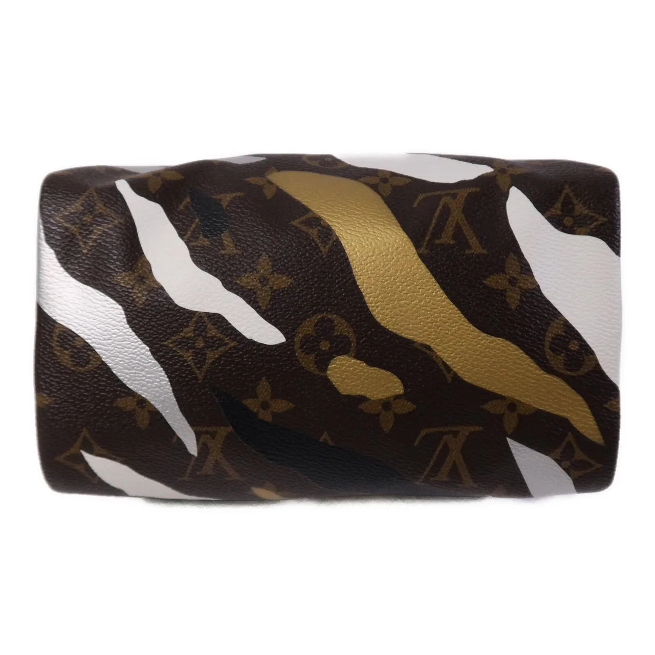 LOUIS VUITTON Speedy M45202 兩用包 塗層帆布 棕色 塗層帆布 中古品A - 縮圖 4