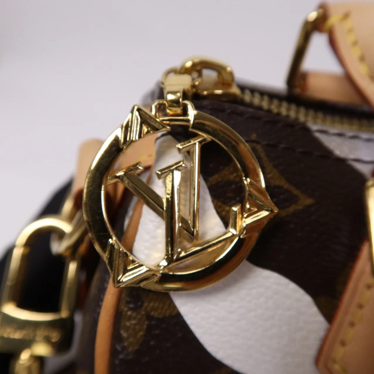 LOUIS VUITTON Speedy M45202 兩用包 塗層帆布 棕色 塗層帆布 中古品A - 縮圖 7