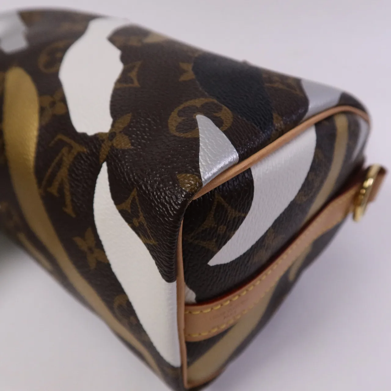 LOUIS VUITTON Speedy M45202 兩用包 塗層帆布 棕色 塗層帆布 中古品A - 縮圖 11