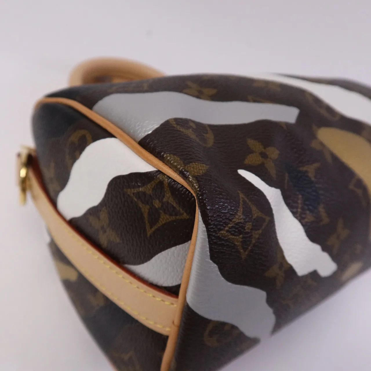 LOUIS VUITTON Speedy M45202 兩用包 塗層帆布 棕色 塗層帆布 中古品A - 縮圖 12