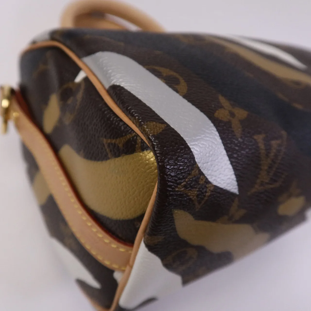 LOUIS VUITTON Speedy M45202 兩用包 塗層帆布 棕色 塗層帆布 中古品A - 縮圖 14