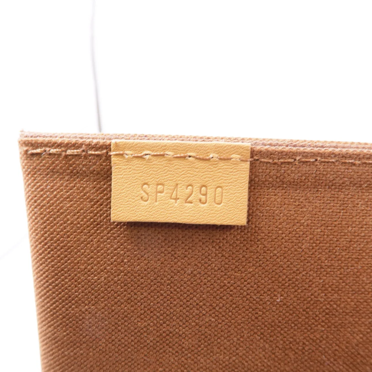 LOUIS VUITTON Petit Sac Plat M81295 兩用包 塗層帆布 棕色 / Brown 塗層帆布 中古品B - 縮圖 7