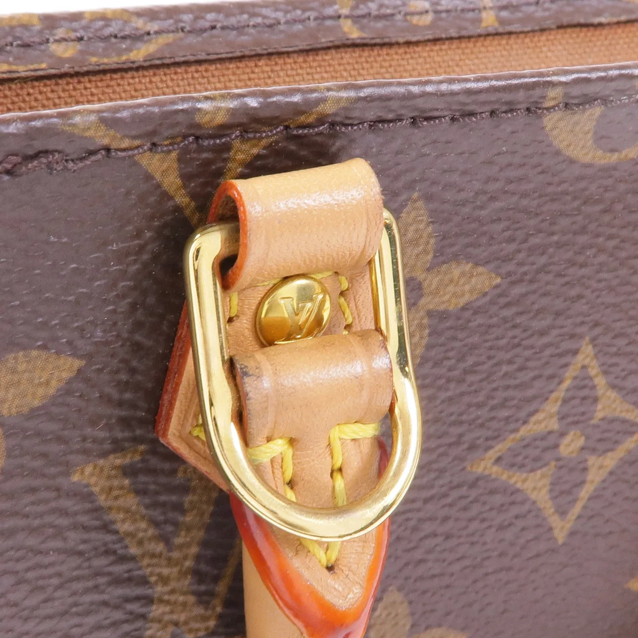 LOUIS VUITTON Petit Sac Plat M81295 兩用包 塗層帆布 棕色 / Brown 塗層帆布 中古品B - 縮圖 13