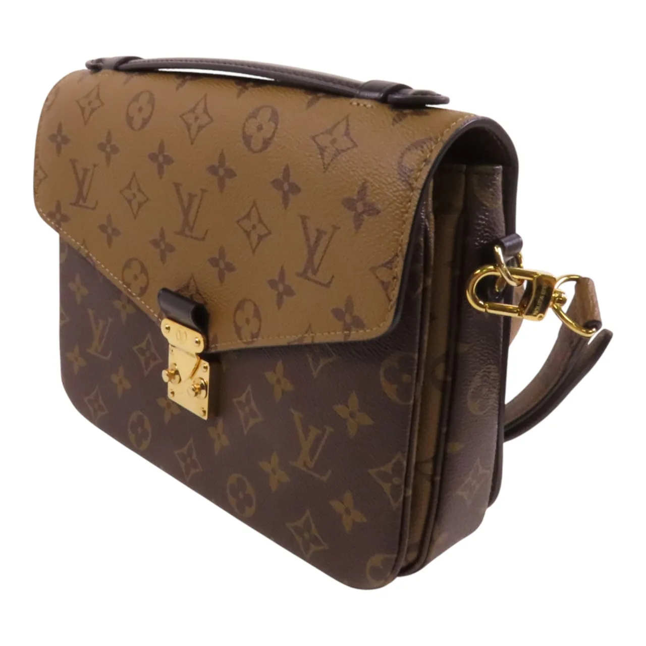 LOUIS VUITTON Pochette Metis M44876 兩用包 塗層帆布 棕色 塗層帆布 中古品A - 縮圖 3