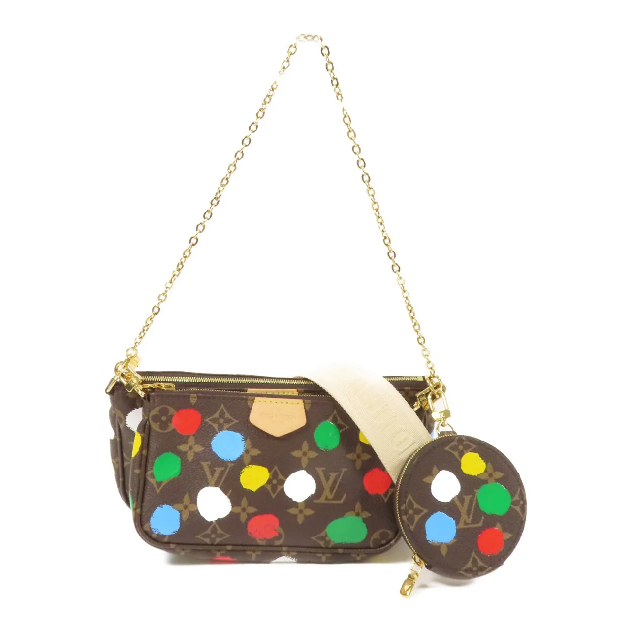 LOUIS VUITTON M46385 兩用包 塗層帆布 棕色