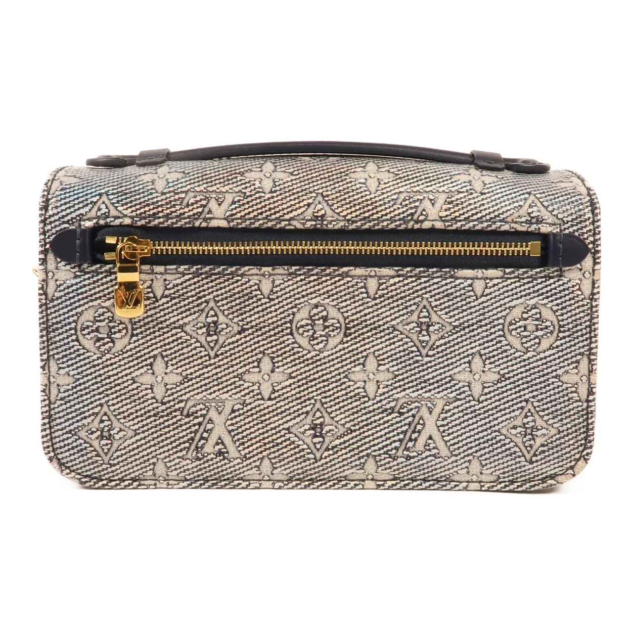 LOUIS VUITTON Pochette Metis M22834 兩用包 塗層帆布 藍色 / Blue 塗層帆布 中古品A - 縮圖 2