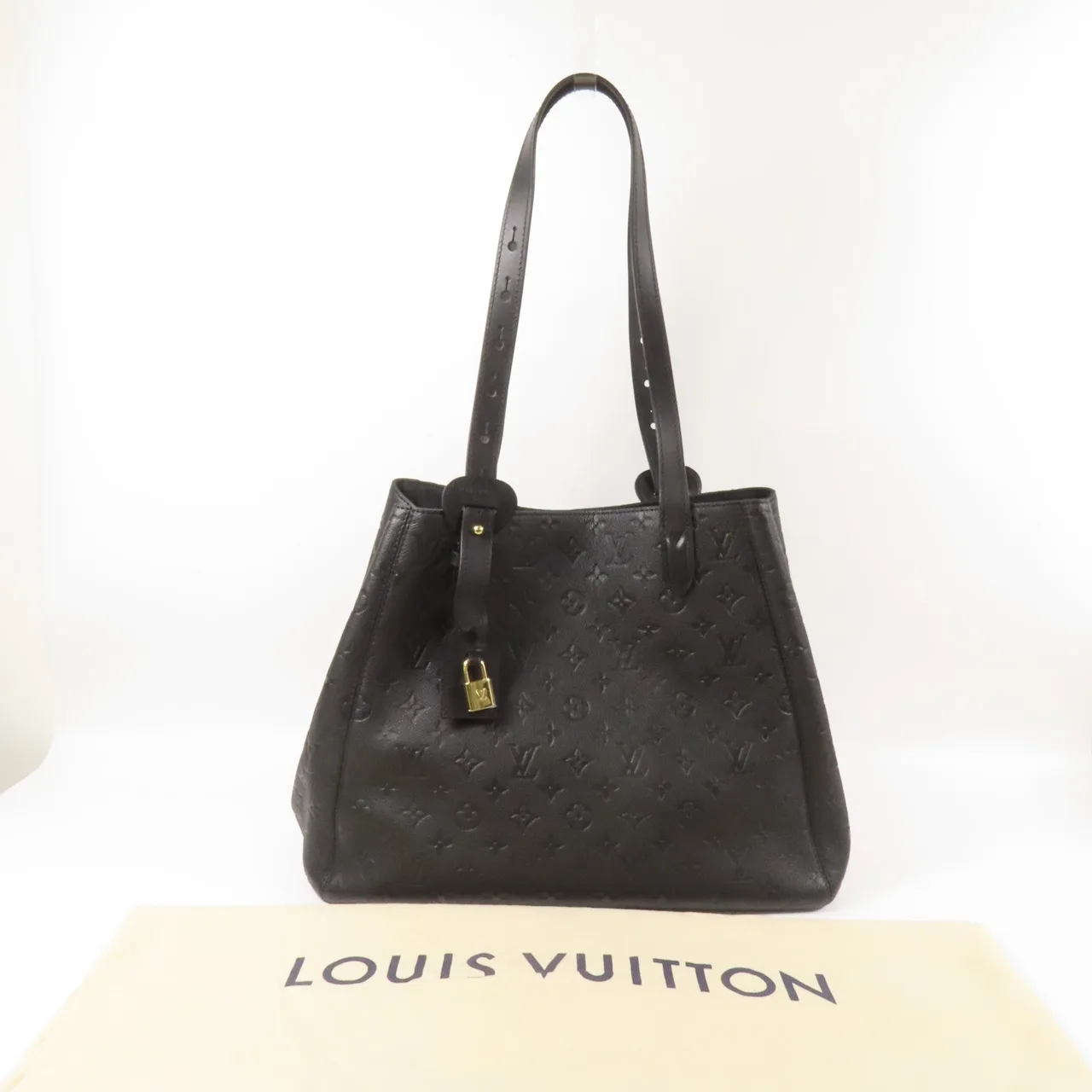 LOUIS VUITTON M25860 肩背包 牛皮 黑色 / Black 牛皮 中古品A - 縮圖 10
