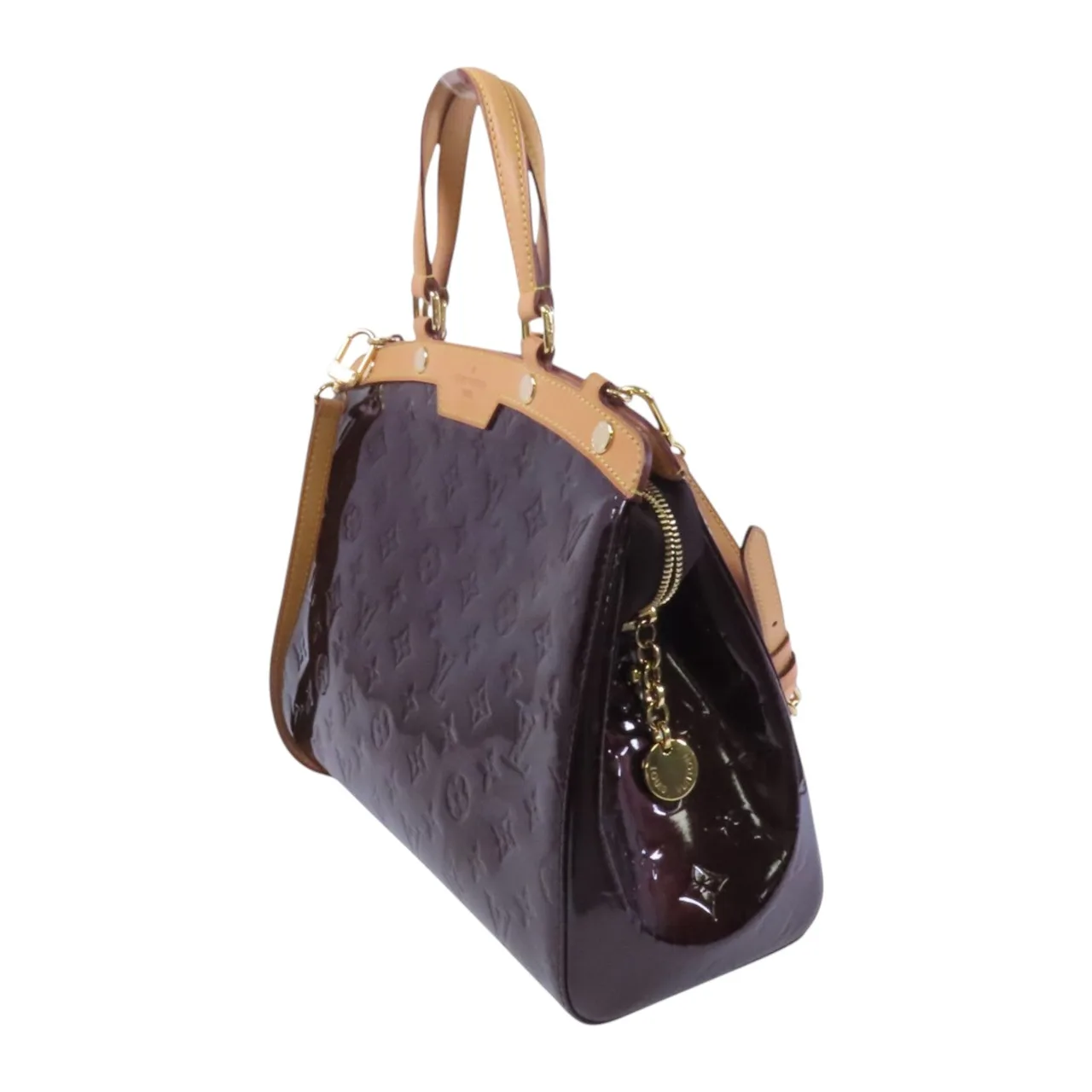 LOUIS VUITTON Brea M91619 兩用包 enamel 波爾多系列 enamel 中古品B - 縮圖 3