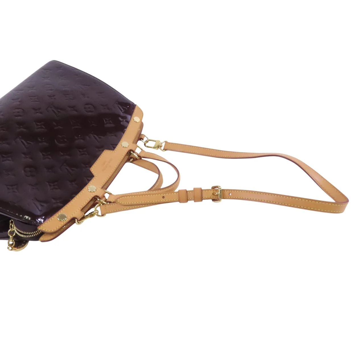 LOUIS VUITTON Brea M91619 兩用包 enamel 波爾多系列 enamel 中古品B - 縮圖 8