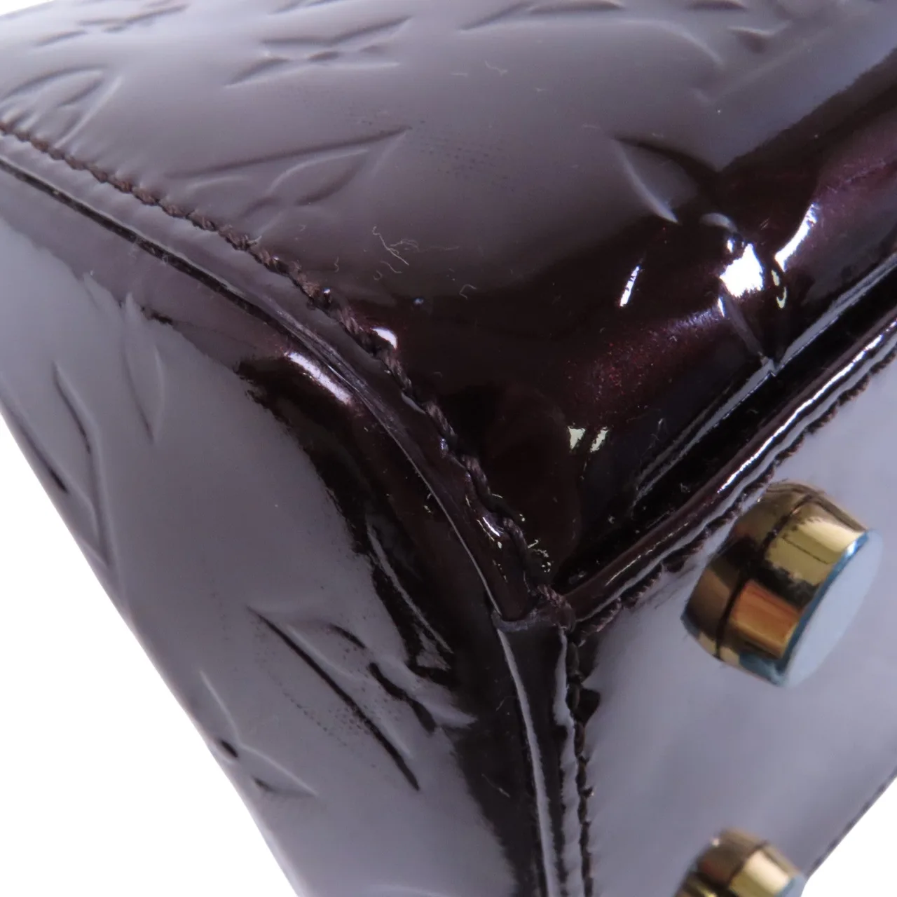 LOUIS VUITTON Brea M91619 兩用包 enamel 波爾多系列 enamel 中古品B - 縮圖 11