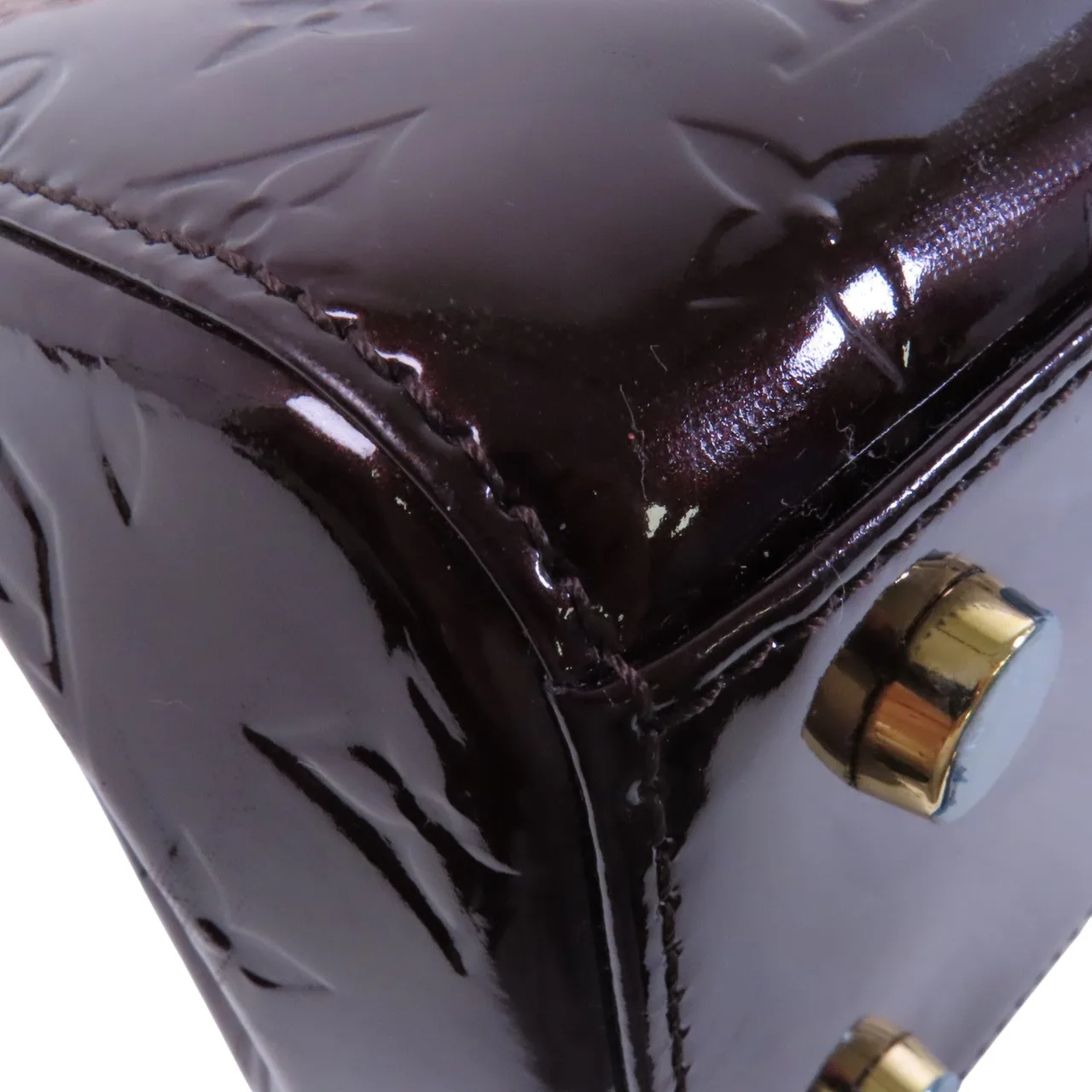 LOUIS VUITTON Brea M91619 兩用包 enamel 波爾多系列 enamel 中古品B - 縮圖 13