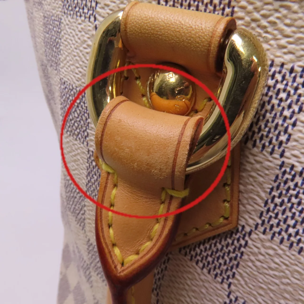 LOUIS VUITTON Saleya N51186 手提包 塗層帆布 白色 / White 塗層帆布 中古品B - 縮圖 19