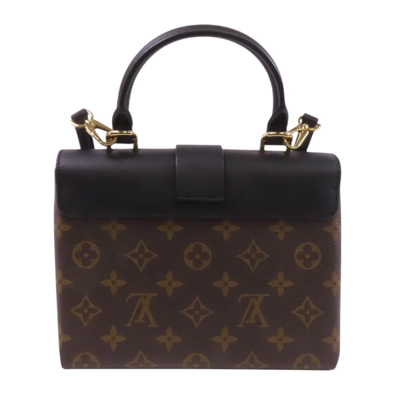 LOUIS VUITTON Locky M44141 兩用包 塗層帆布 棕色 / 黑色 塗層帆布 中古品A - 縮圖 2
