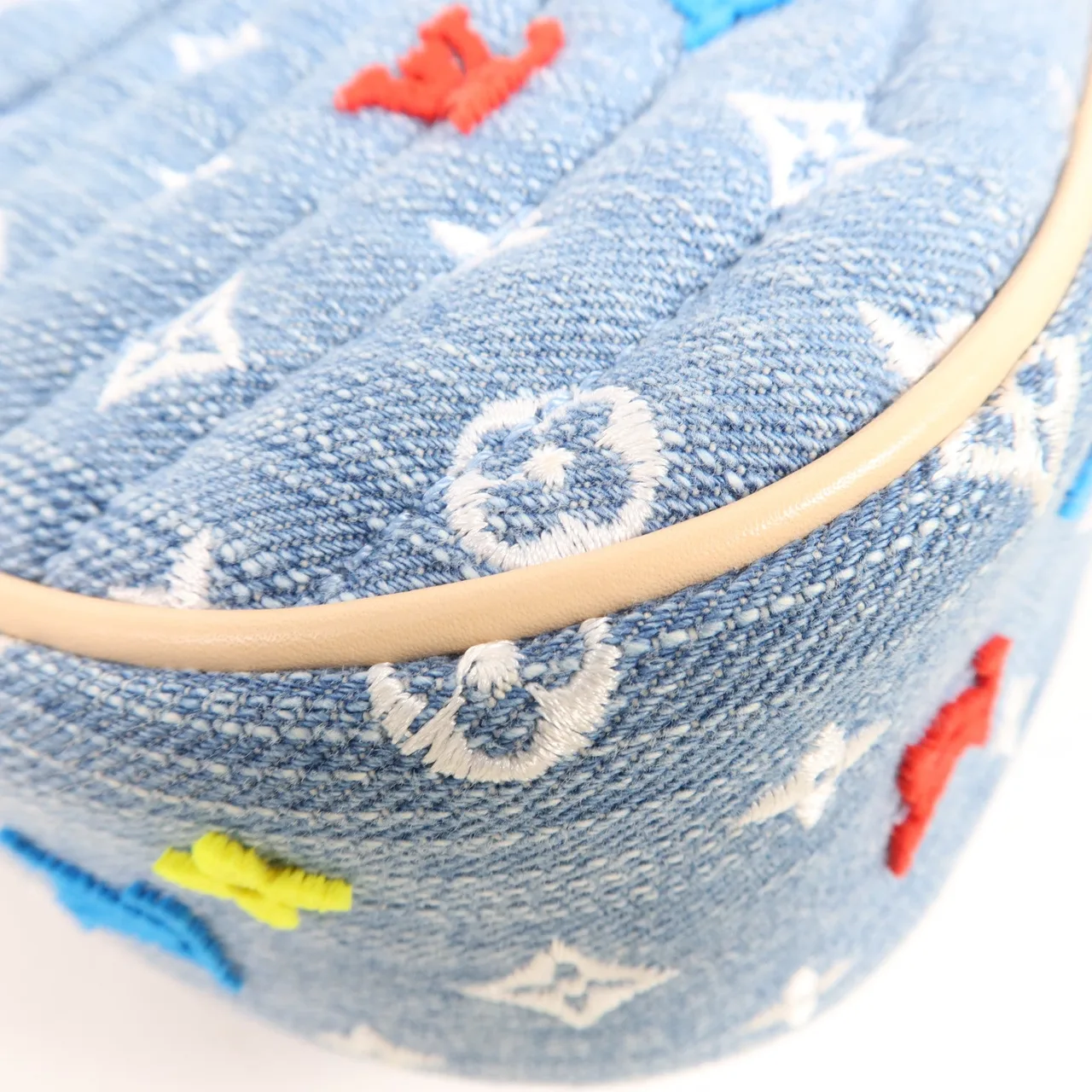 LOUIS VUITTON New Wave M53692 2-Way Bag denim 藍色 denim Rank A - Thumbnail 12